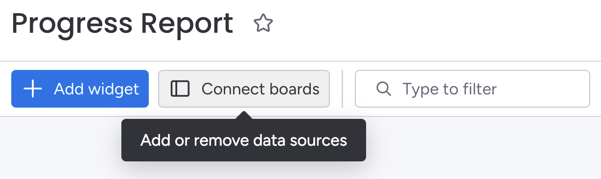Connect boards to dashboard screenshot