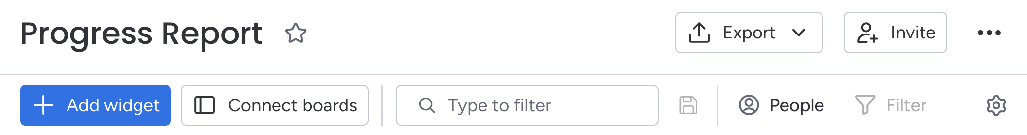 monday.com dashboard screenshot