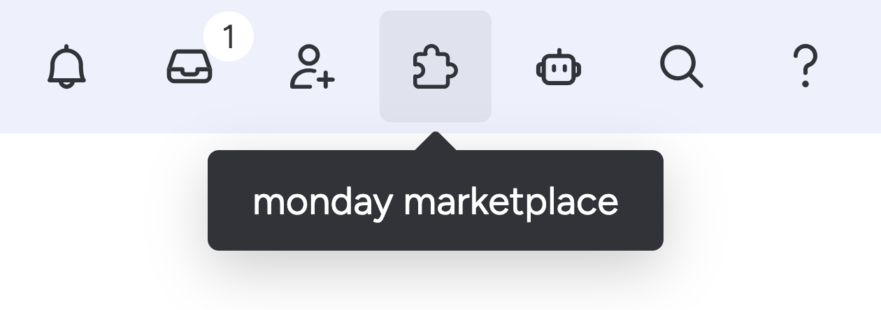 monday.com marketplace screenshot