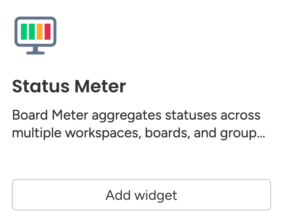 Status Meter Widget screenshot